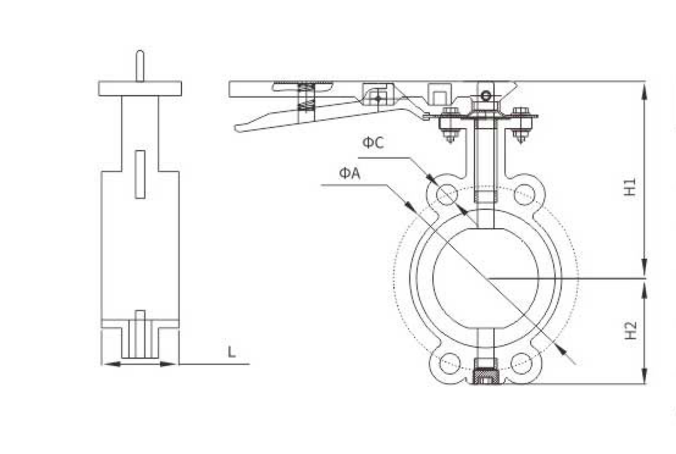消防對(duì)夾蝶閥(fa)(圖1)