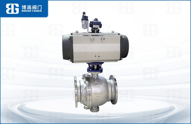 氣動不(bu)鏽鋼固(gu)定式球(qiu)閥