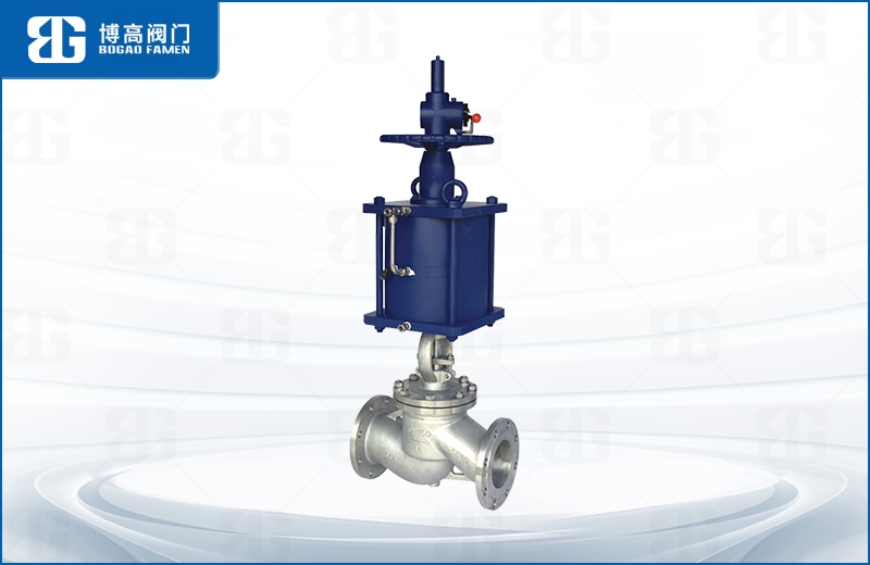 氣(qì)動法蘭(lán)截止閥(fá)