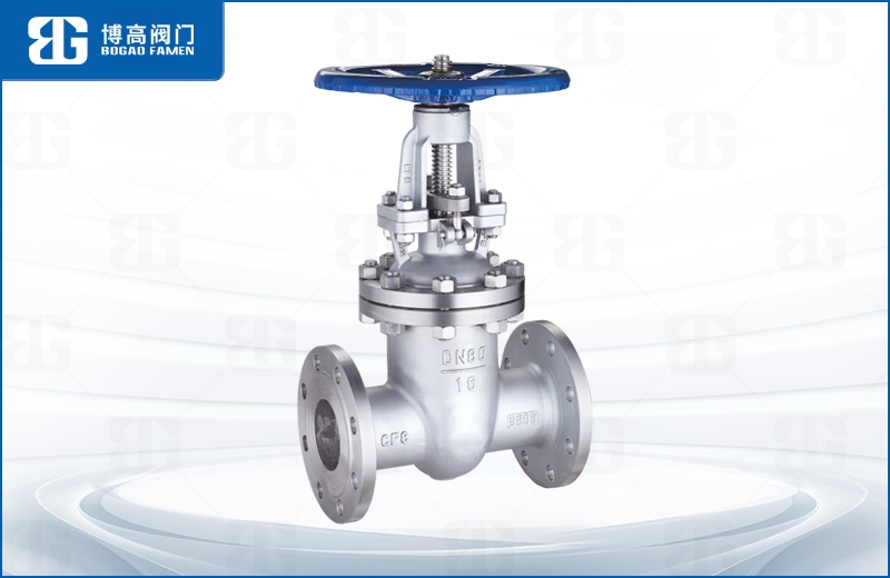 不鏽(xiu)鋼楔式法(fa)蘭閘閥